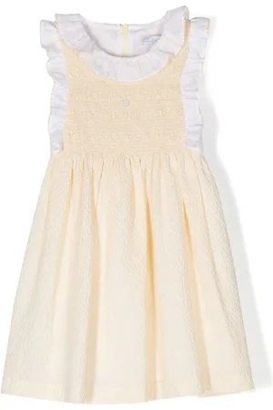 PATACHOU Seersucker tie-waist dress