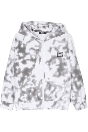 DKNY Tie-dye zip-up hoodie