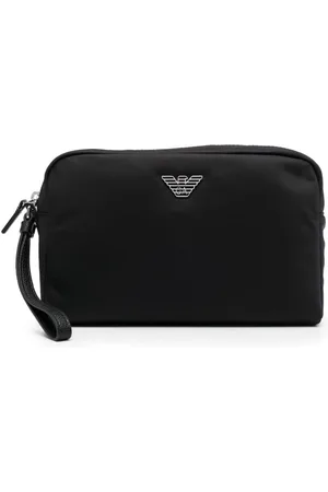 Emporio Armani Logo-plaque make up bag
