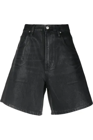 Alexander Wang Coated denim shorts