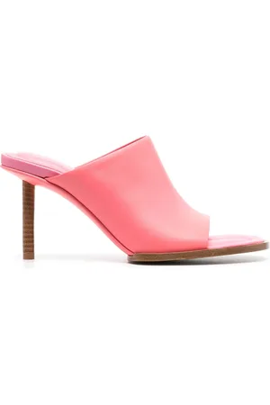 Jacquemus Les Mules Rond Carr?? leather mules