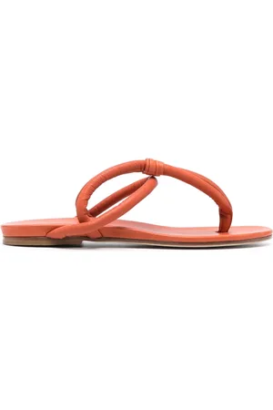 ROBERTO DEL CARLO Thong-strap leather slides