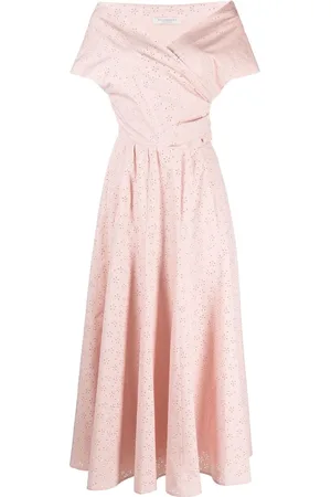 Serafini Broderie-anglaise long dress