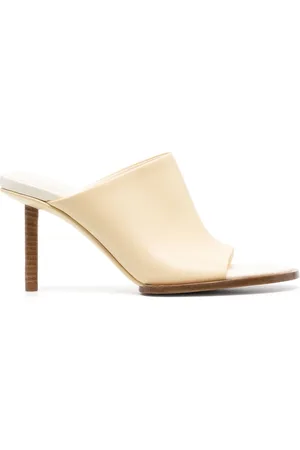 Jacquemus Les mules rond carr?? leather mules