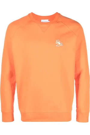 Maison Kitsuné Chillax Fox-patch cotton sweatshirt