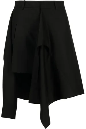 GOEN.J Layered asymmetric skirt