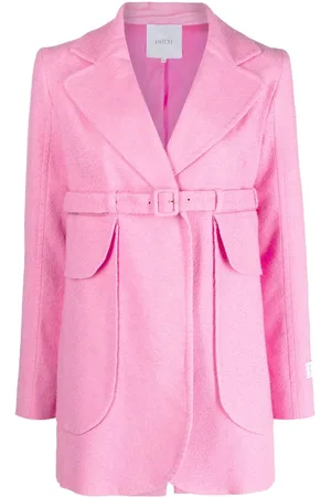 Patou Maxi pocket single-breasted coat