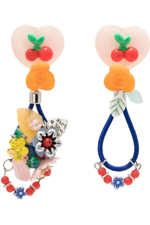 AMIR SLAMA Cherry-motif drop earrings