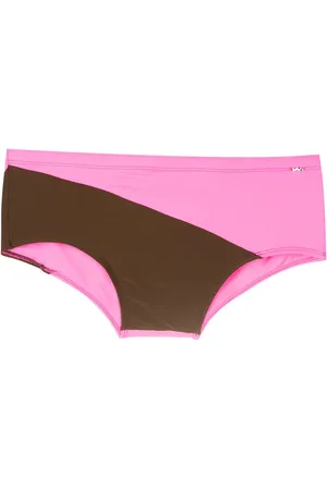 AMIR SLAMA Panelled swim trunks