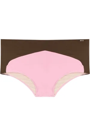 AMIR SLAMA Panelled swim trunks
