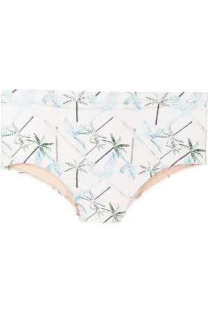 AMIR SLAMA Graphic-print swim trunks