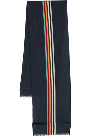 Paul Smith Logo-stripe scarf