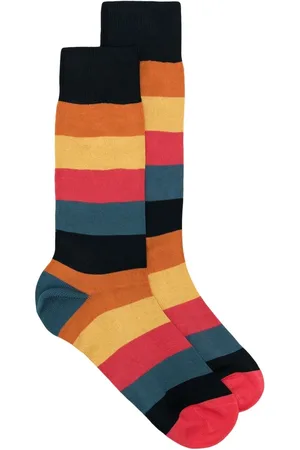 Paul Smith Colour-block logo-print socks