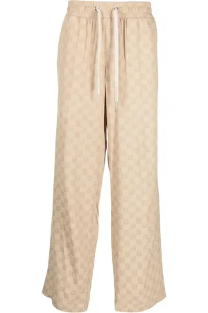 MISBHV Monogram-Print Straight-Leg Trousers