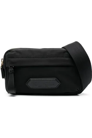 Tom Ford Logo-patch leather belt bag