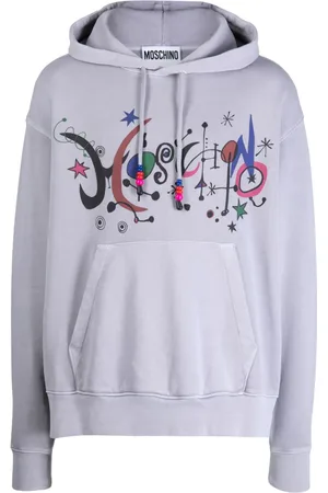 Moschino Logo-print cotton hoodie