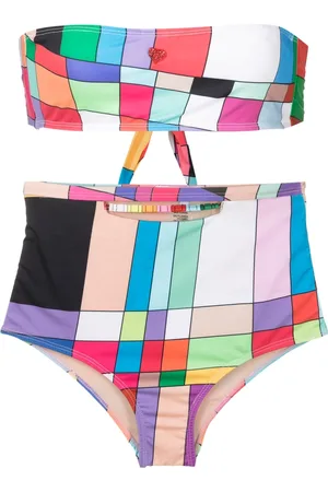 AMIR SLAMA All-over graphic-print bikini set