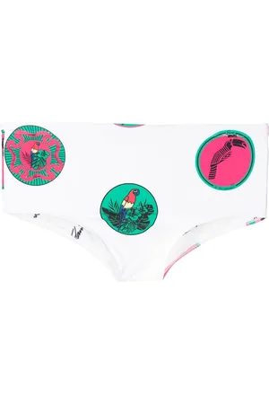 AMIR SLAMA Graphic-print swim trunks