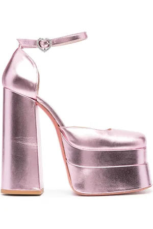 VIVETTA Metallic-finish leather sandals