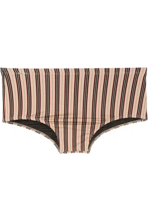 AMIR SLAMA Stripe-print swim trunks
