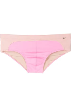 AMIR SLAMA Panelled swim trunks
