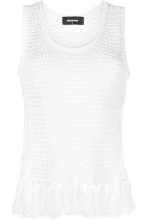 Dsquared2 Crochet-knit tank top