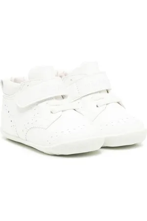 Miki House Touch-strap lace-up sneakers