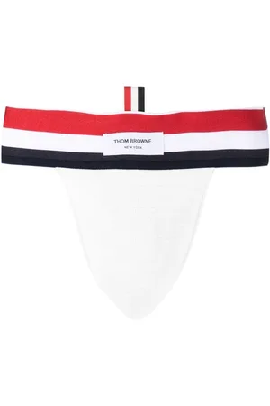 Thom Browne RWB-stripe jock-strap briefs