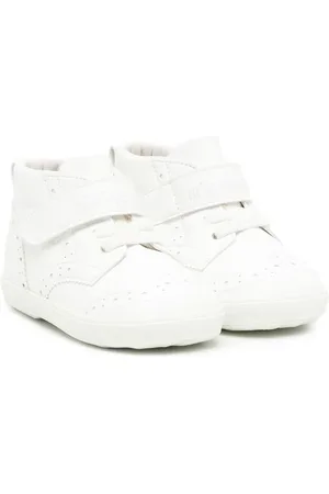 Miki House Touch-strap lace-up sneakers