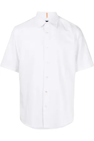 HUGO BOSS Short-sleeved cotton shirt