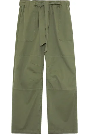 Simkhai Tied-waist cropped trousers