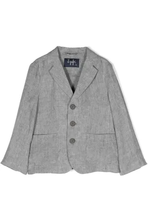 Il gufo Single-breasted cotton blazer