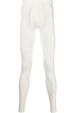 Hanro Mid-rise wool-blend leggings