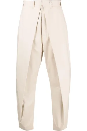 MARCELO BURLON Layered tapered trousers