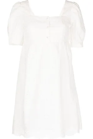 B+AB Guipure lace cotton dress
