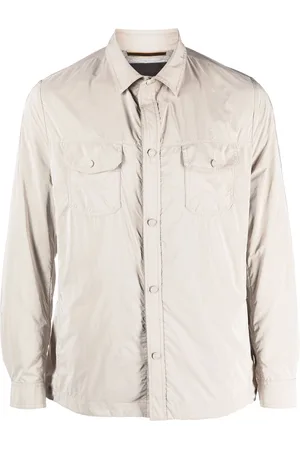 MOORER Press-stud fastening jacket