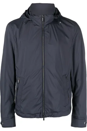 MOORER Long-sleeved hooded jacket