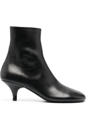MARSÈLL Smooth grain round-toe leather boots