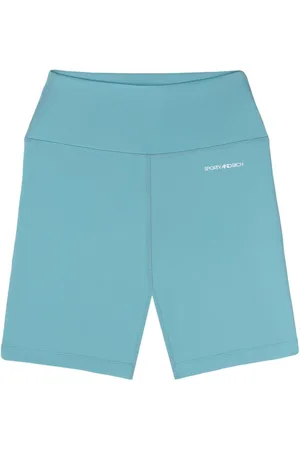 Sporty & Rich Logo-print biker shorts