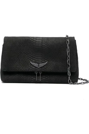 Zadig & Voltaire Snakeskin leather shoulder bag