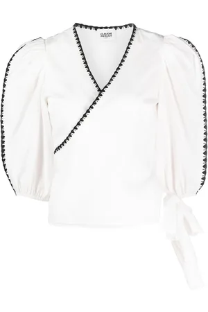 Claudie Pierlot Women Rainwear - Cotton wrap shirt