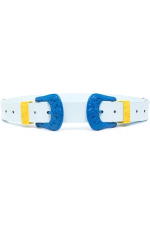 Casablanca CC Logo Buckle Leather Belt - Farfetch