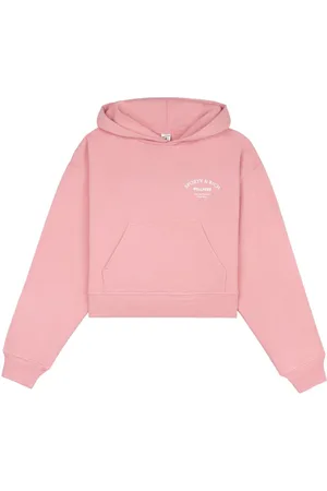 Sporty & Rich Wellness Studio cropped hoodie