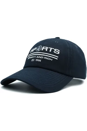 Sporty & Rich Logo-embroidered cap