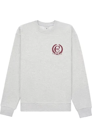 Sporty & Rich Crest logo-print sweatshirt