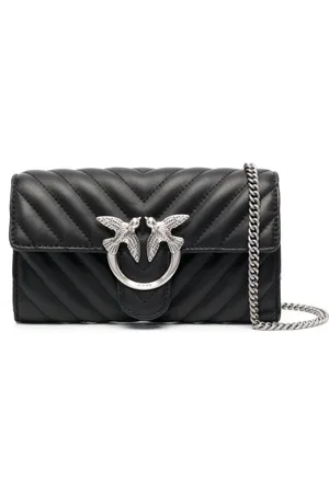 Pinko Love One quilted wallet-on-chain