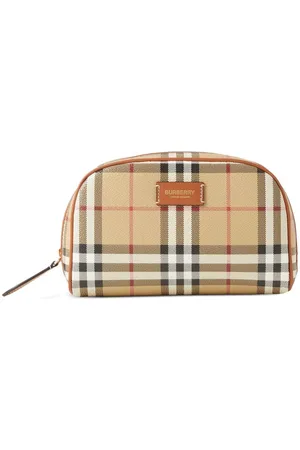 Burberry Small check travel pouch