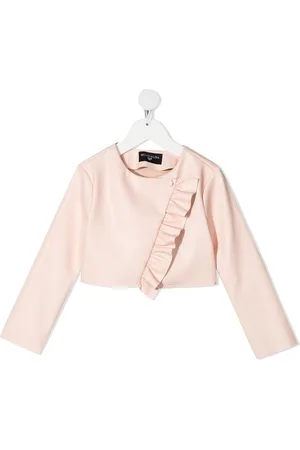 MONNALISA Ruffle trim jacket