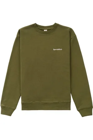 Sporty & Rich Serif embroidered-logo sweatshirt