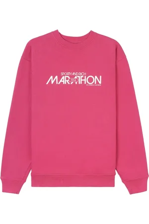 Sporty & Rich Marathon cotton sweatshirt